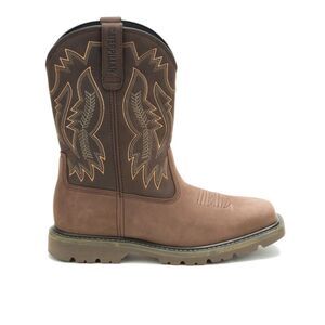 Caterpillar Mens Colorado Frontier Western Brown Boots (NWT)